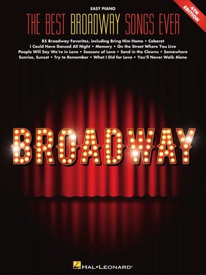 cover image of Best Broadway Songs Ever  Songbook